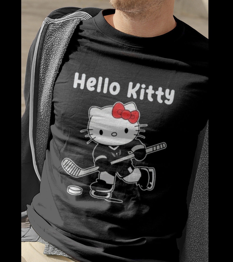 Hello Kitty Washington Capitals Hockey Team Collaboration T-Shirt