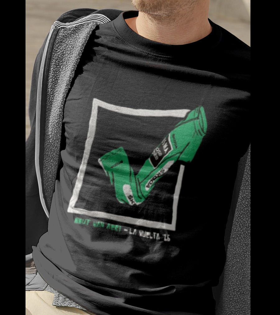 Wout Van Aert La Vuelta 26 Visma Lease A Bike Skoda Cycling Jersey T-Shirt