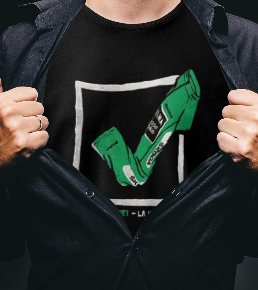 Wout Van Aert La Vuelta 26 Visma Lease A Bike Skoda Cycling Jersey T-Shirt