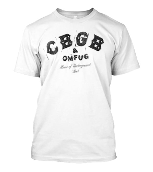 CBGB OMFUG Home Of Underground Rock Distressed T-Shirt