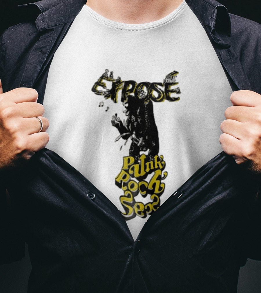 Expose King Kong Punk Rock Sex Gorilla Holding Woman T-Shirt