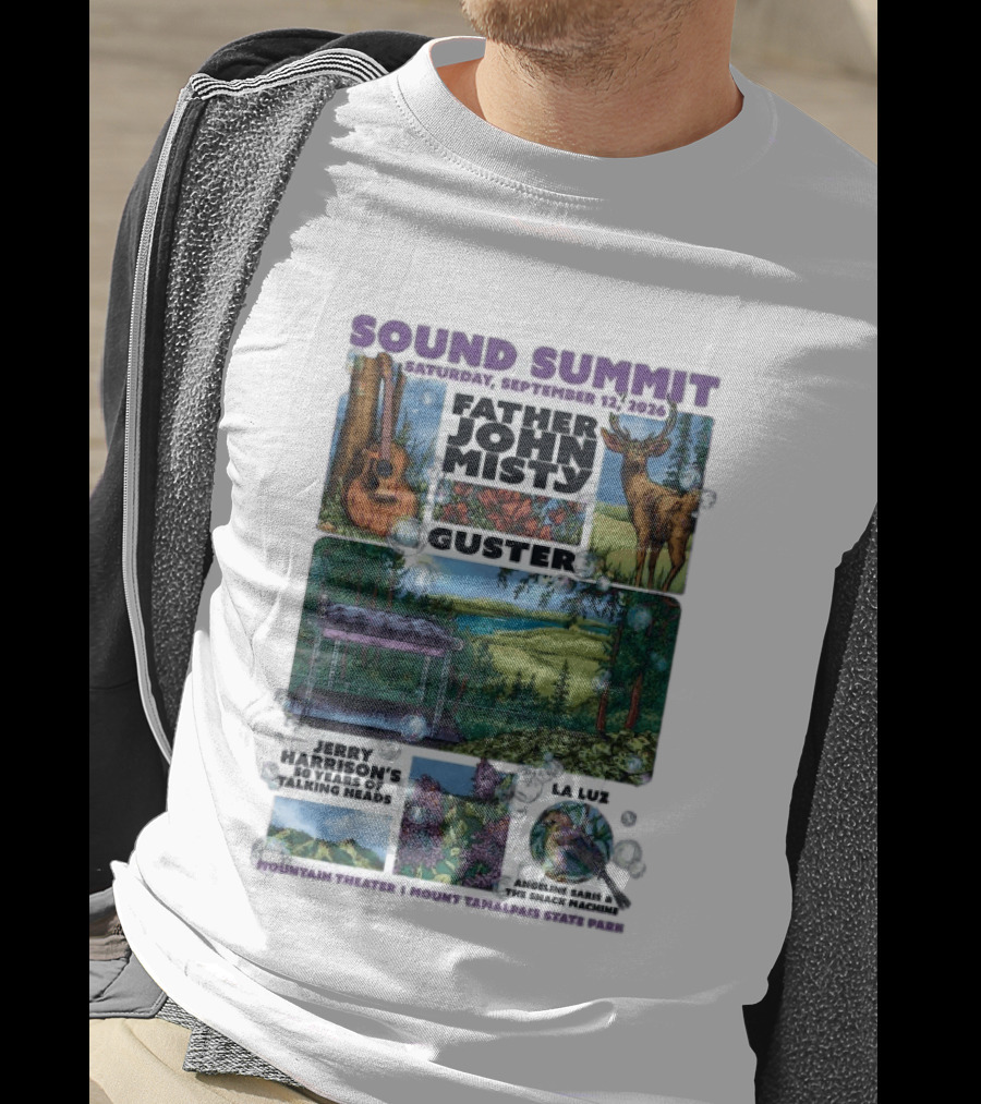 Sound Summit 2026 Father John Misty Guster Marin County MD September 12 Mountain Theater T-Shirt