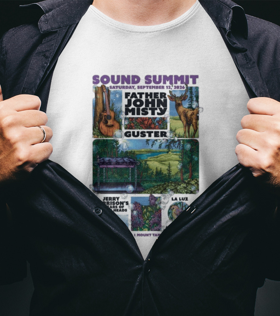 Sound Summit 2026 Father John Misty Guster Marin County MD September 12 Mountain Theater T-Shirt