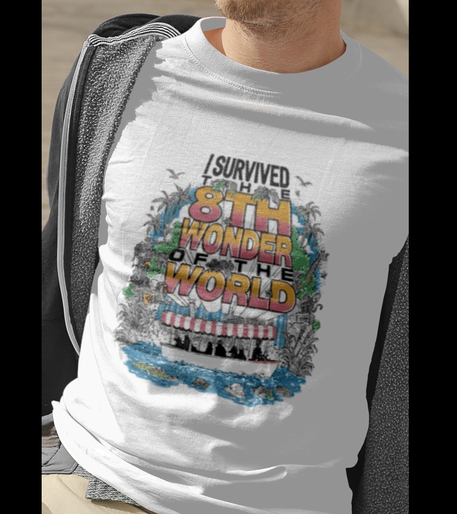 I Survived 8th Wonder Of The World Backside Of Water Adventure T-Shirt