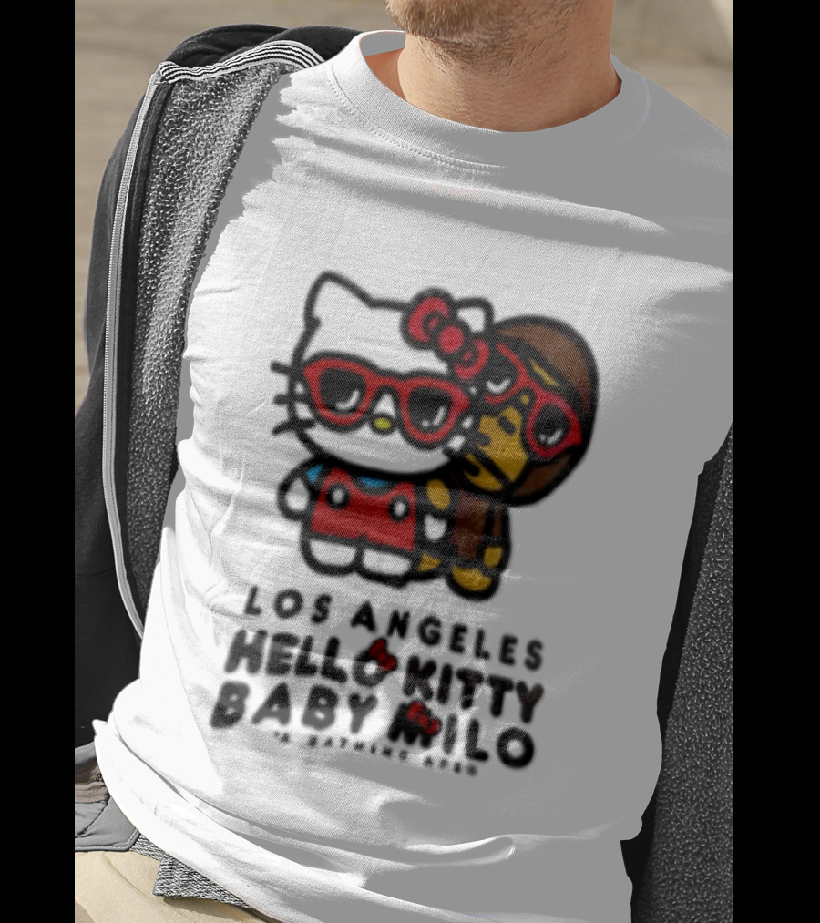 Los Angeles Hello Kitty Baby Milo A Bathing Ape Collaboration T-Shirt