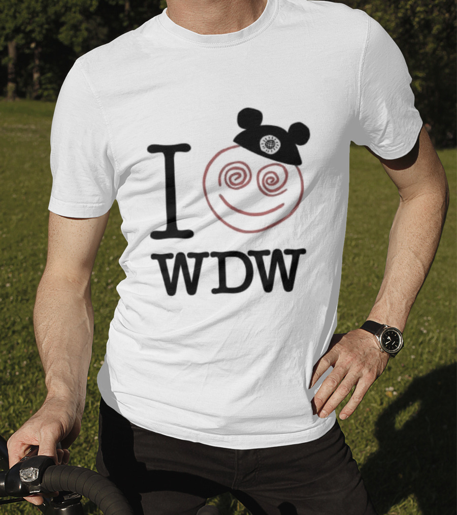 I Love WDW Smiley Face With Mouse Ears Lostbrostradingco T-Shirt