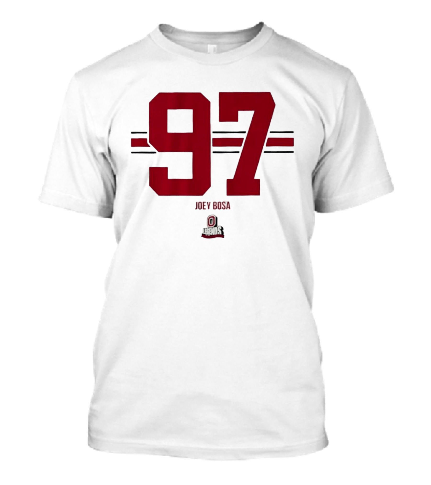 Ohio State Buckeyes Joey Bosa 97 Legends T-Shirt