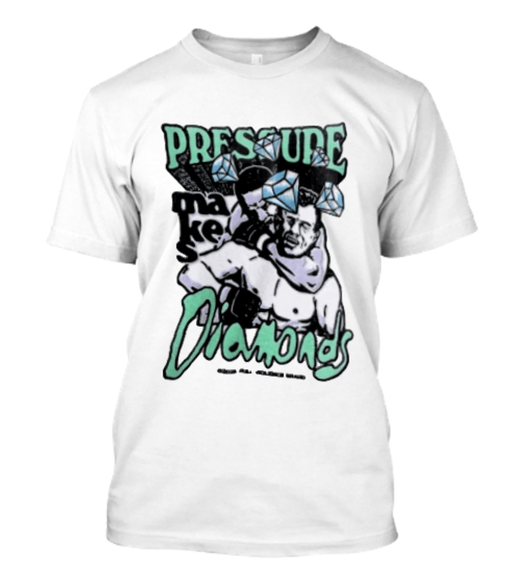 Pressure Makes Diamonds MMA Fighter Combat Sport T-Shirt