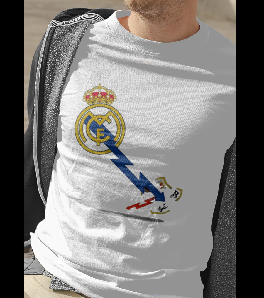 Real Madrid CF Lightning Strike Emblem MCF T-Shirt