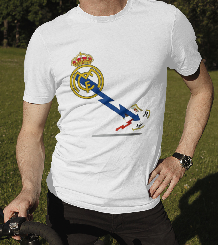 Real Madrid CF Lightning Strike Emblem MCF T-Shirt