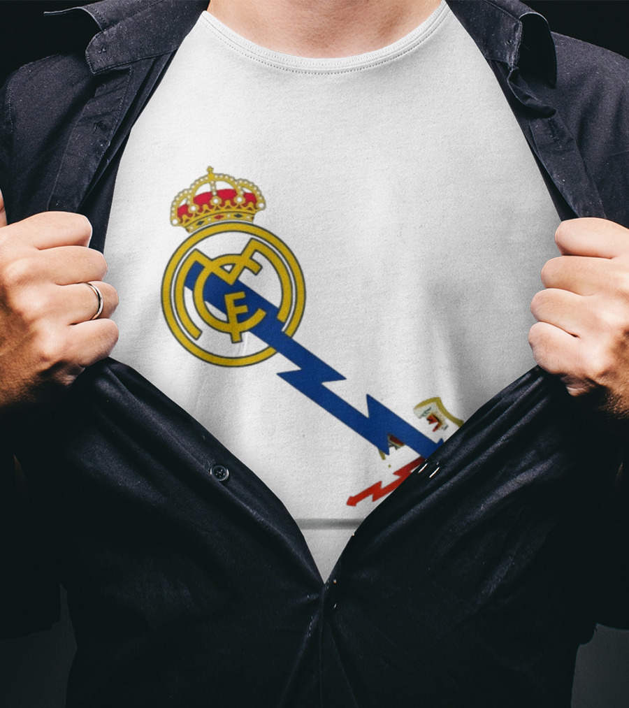 Real Madrid CF Lightning Strike Emblem MCF T-Shirt