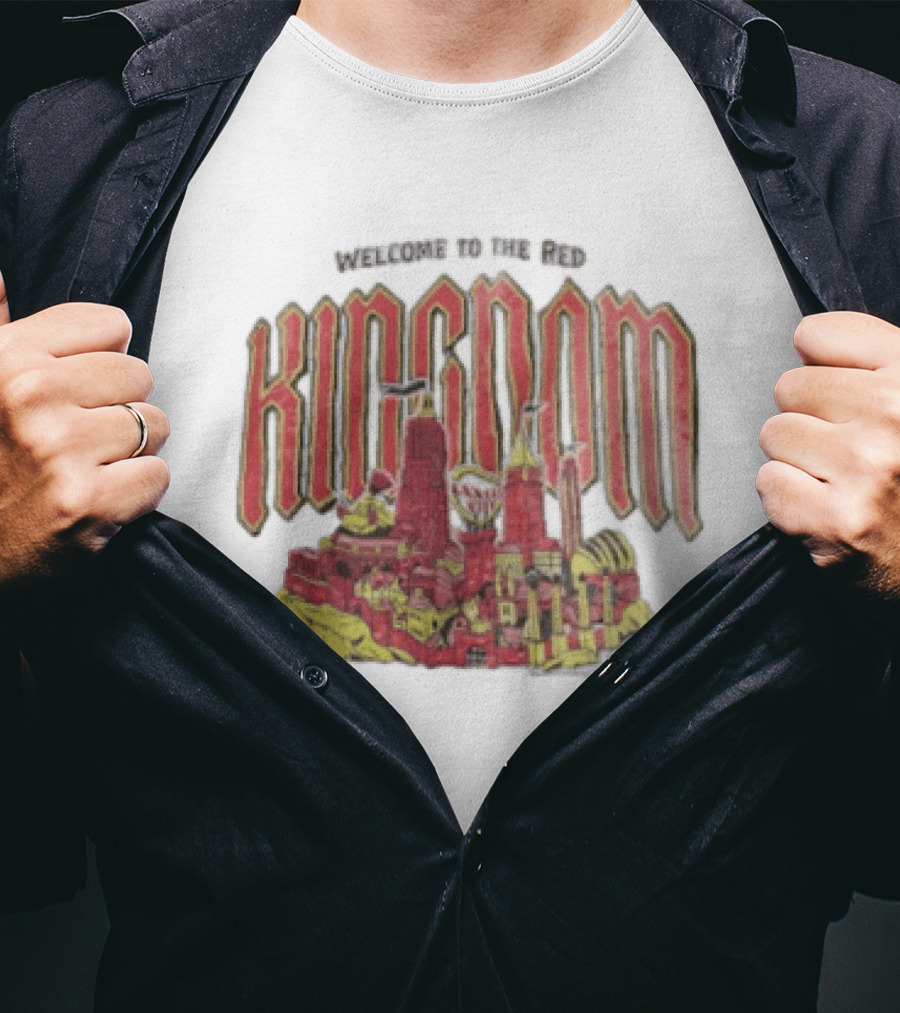 Welcome To The Red Kingdom Cityscape T-Shirt