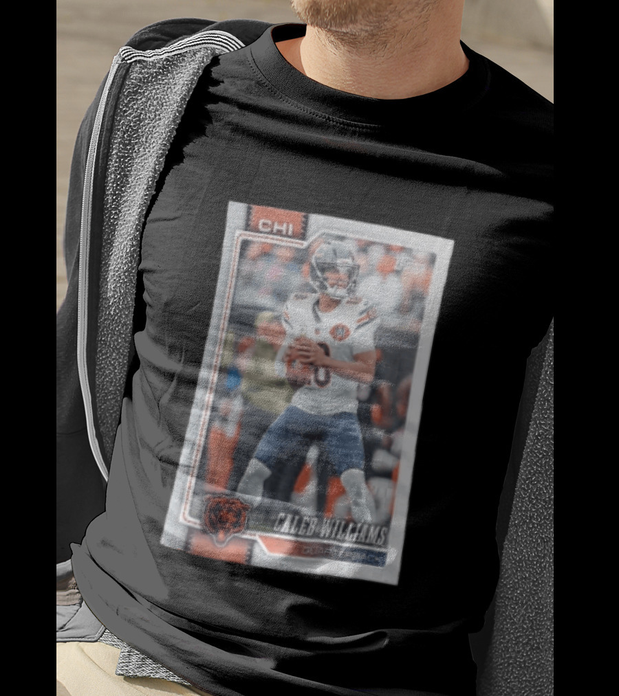 2026 Topps Caleb Williams Chicago Bears Quarterback Trading Card T-Shirt