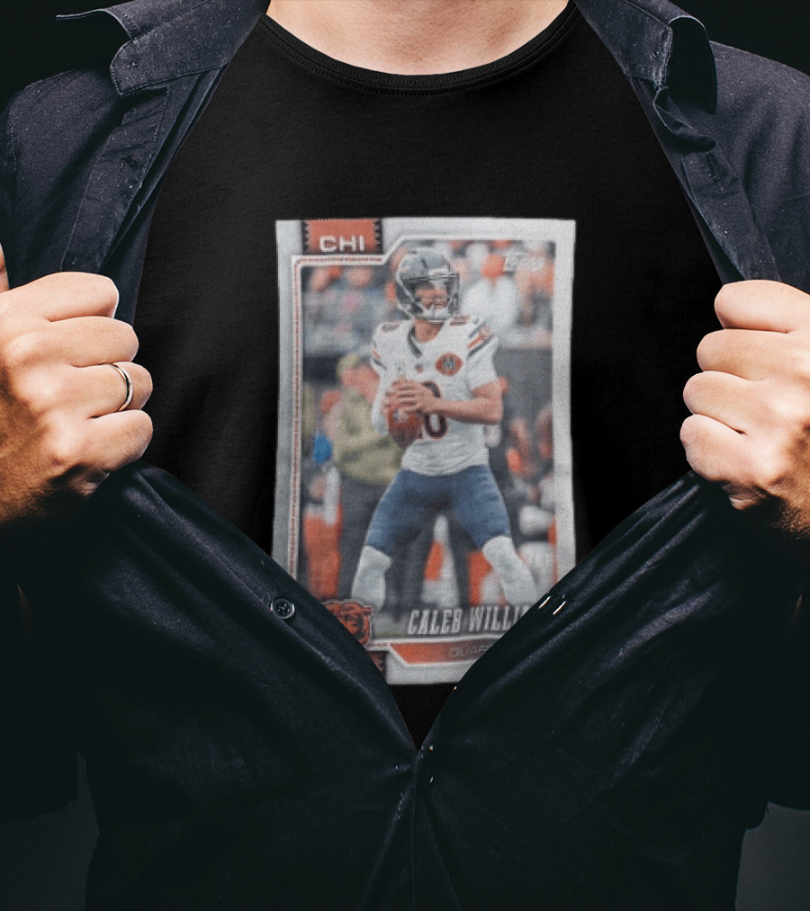 2026 Topps Caleb Williams Chicago Bears Quarterback Trading Card T-Shirt