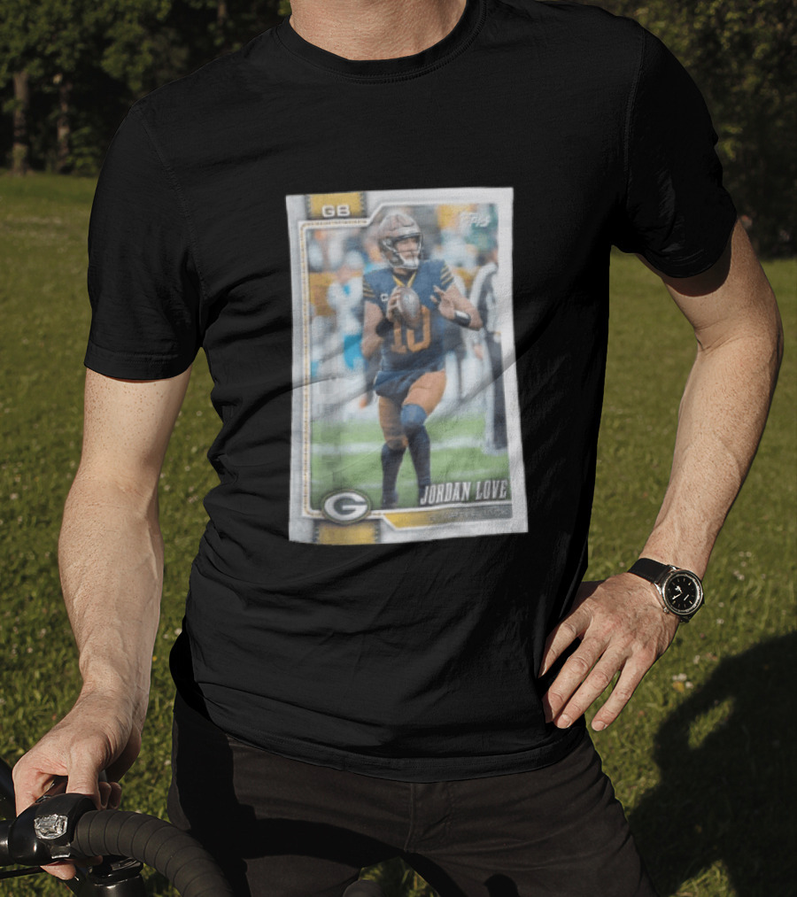 2026 Topps Jordan Love Packers GB Football Card T-Shirt