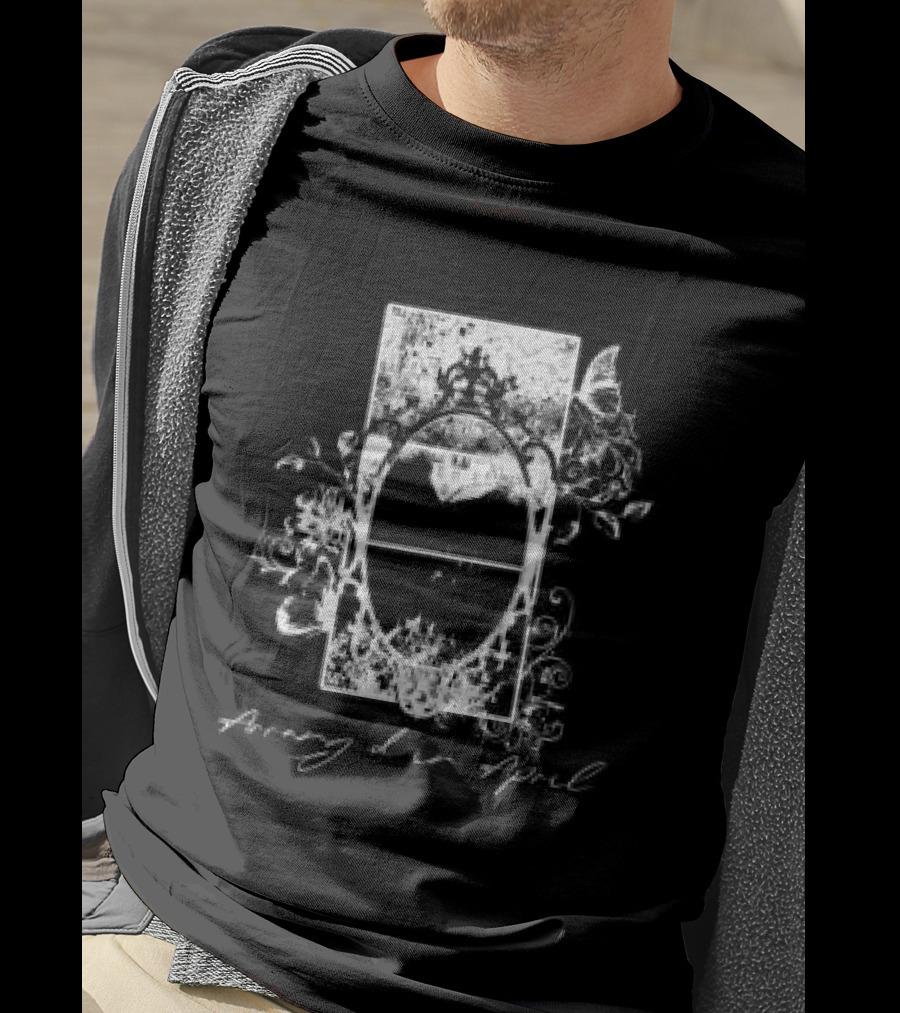 Arranged In April Store Mirror Floral Frame T-Shirt
