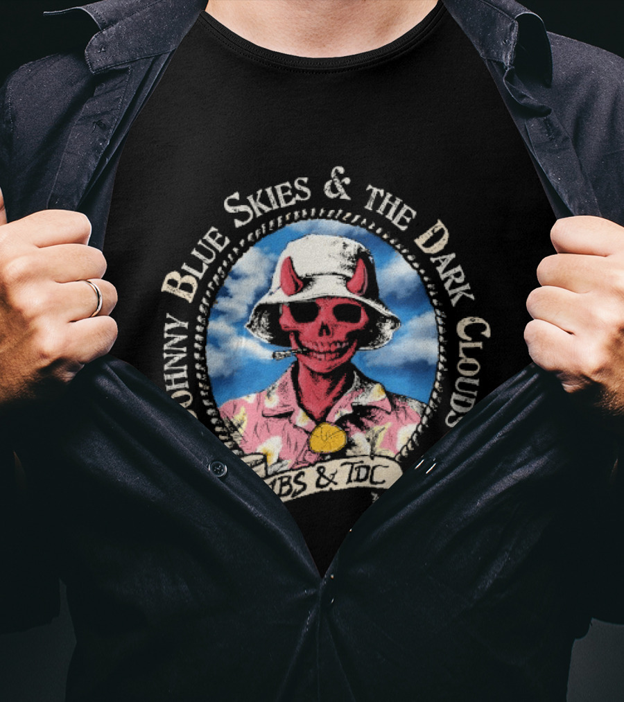 Johnny Blue Skies And The Dark Clouds JBS & TDC Panama Devil T-Shirt
