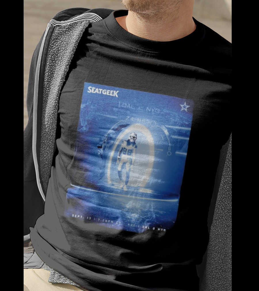 Seatgeek Dallas Vs New York Giants MetLife Stadium September 13 2026 24 Hrs Countdown T-Shirt