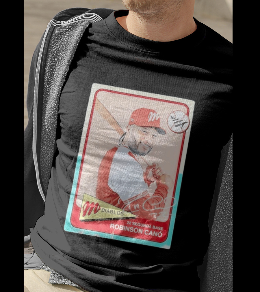 Robinson Canó Diablos Rojos Del México Paper Planes Baseball Segunda Base T-Shirt