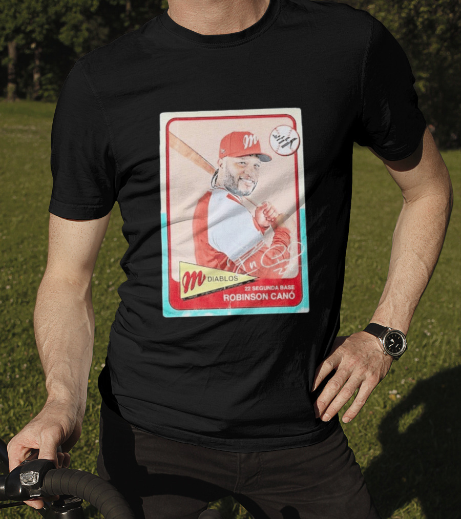 Robinson Canó Diablos Rojos Del México Paper Planes Baseball Segunda Base T-Shirt