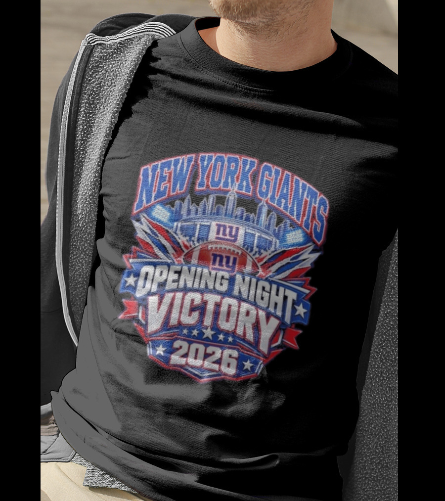 New York Giants 2026 Opening Night Victory T-Shirt