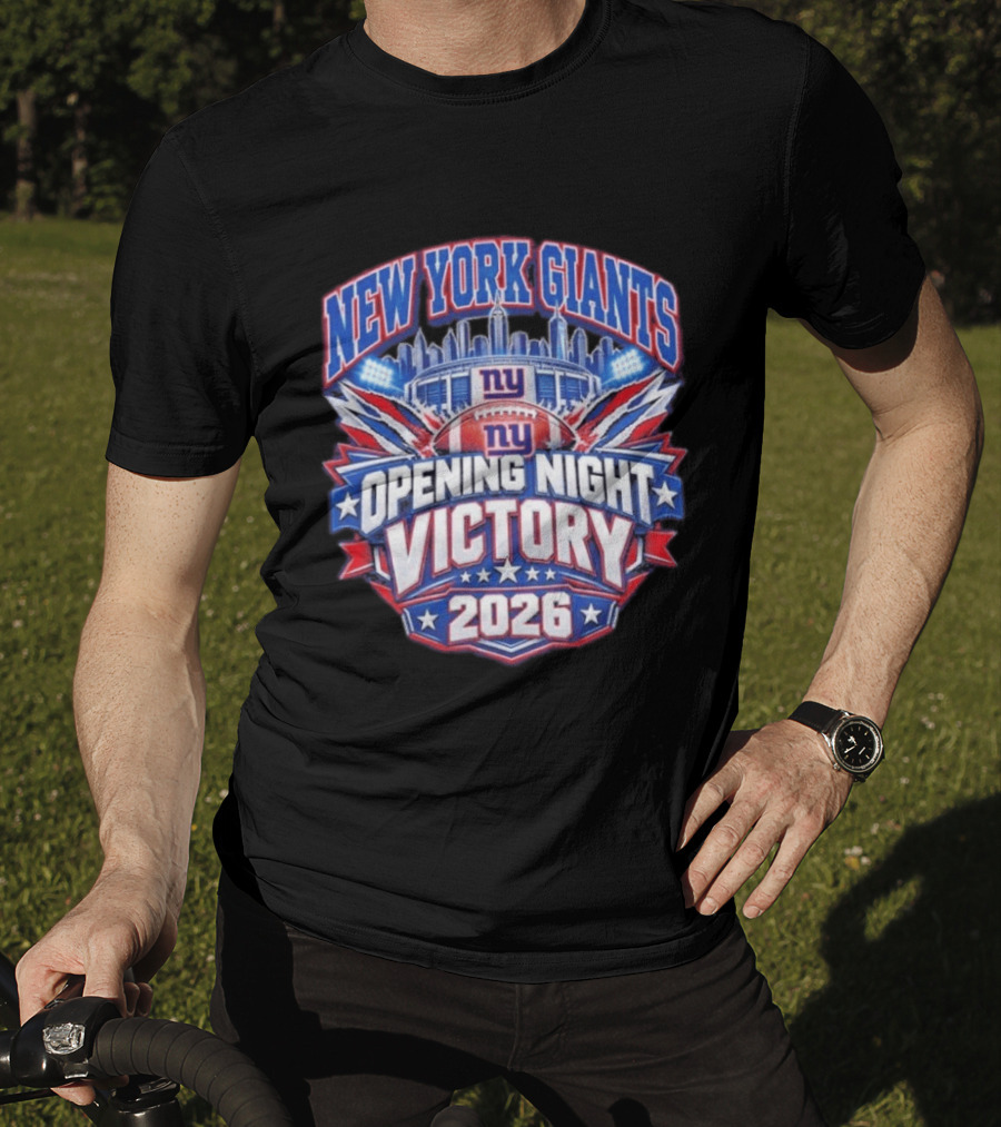 New York Giants 2026 Opening Night Victory T-Shirt