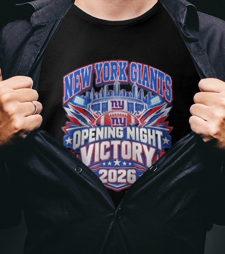 New York Giants 2026 Opening Night Victory T-Shirt