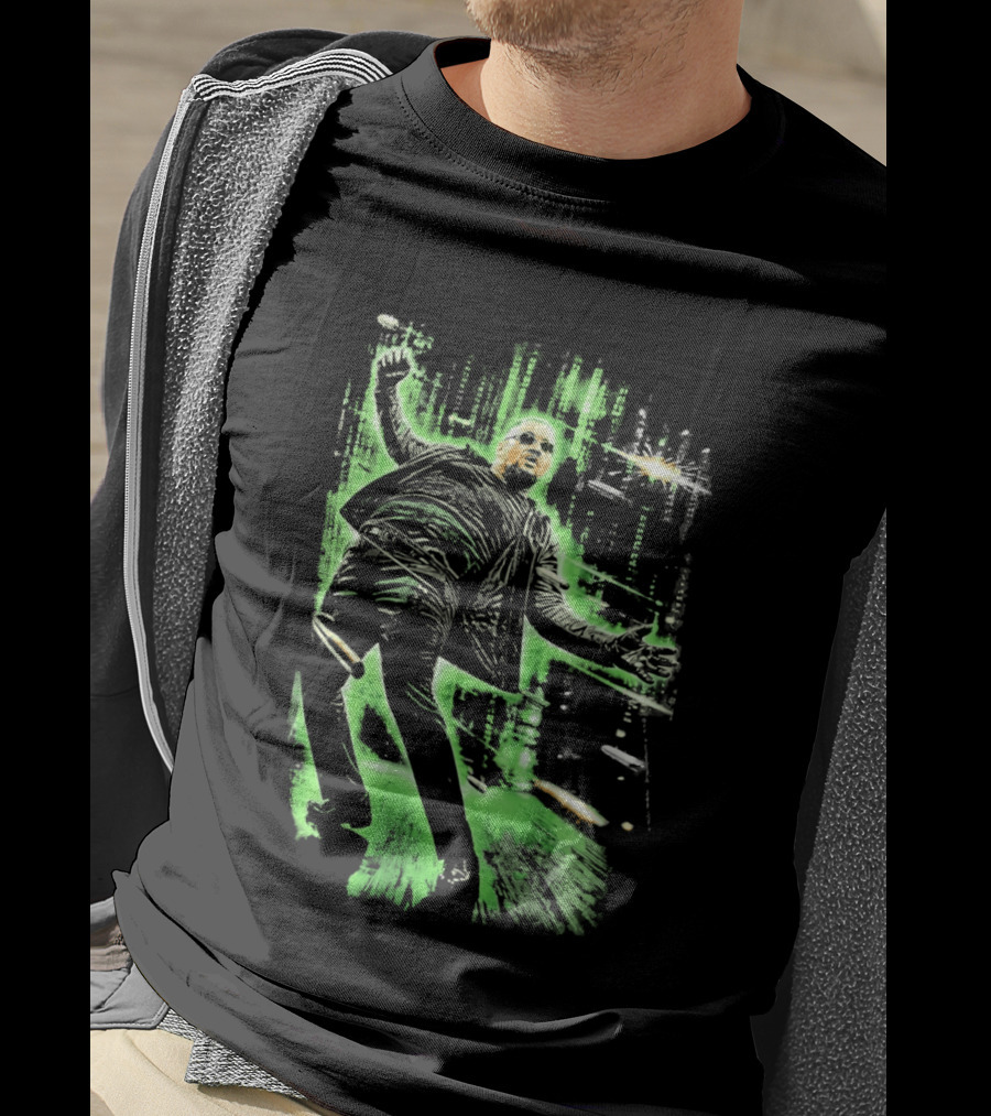 Solo Sikoa Dodging Pew Pew Pew Warning Shots T-Shirt