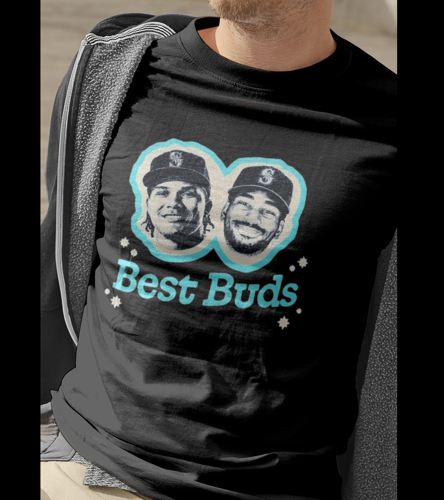 Michael Arroyo Lázaro Montes Best Buds Seattle Baseball Duo T-Shirt