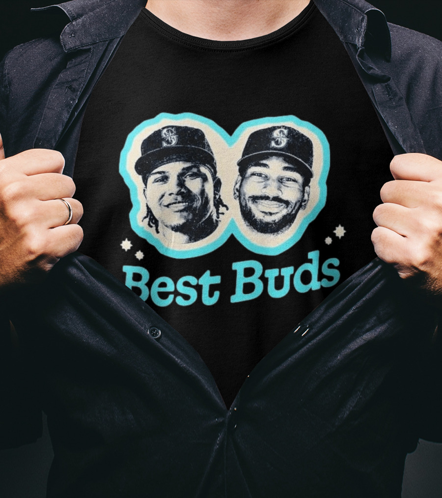 Michael Arroyo Lázaro Montes Best Buds Seattle Baseball Duo T-Shirt