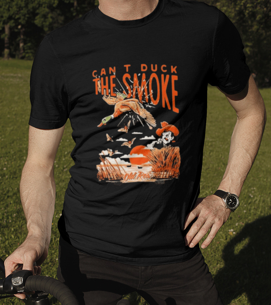 Oklahoma State Cowboys Can't Duck The Smoke Vintage Old Row T-Shirt