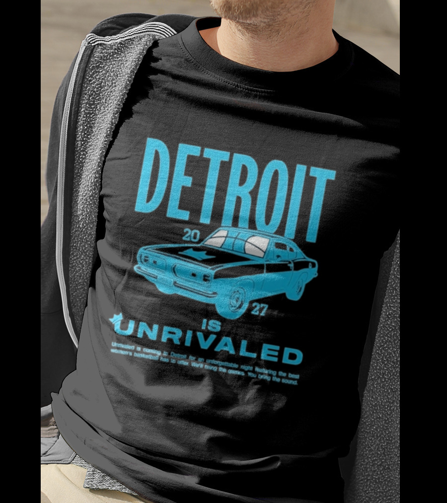 Detroit 2027 Is Unrivaled Season 3 Car Tour T-Shirt