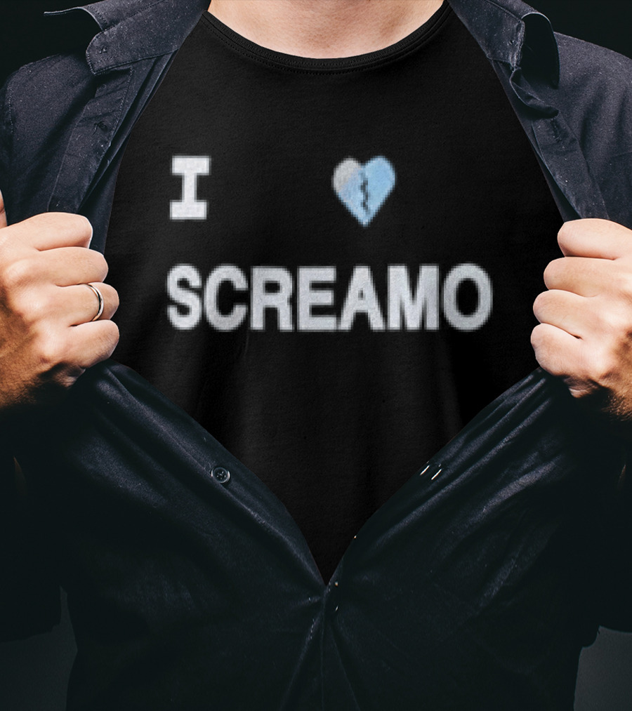 I Love Screamo Xdunlimited Shop Heart T-Shirt