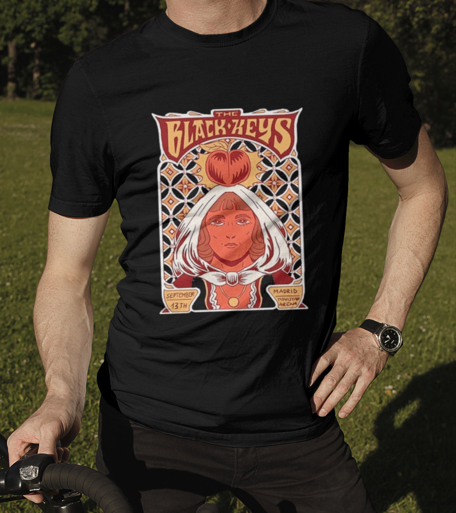 The Black Keys Peaches N Kream World Tour 2026 Madrid Movistar Arena September 13th T-Shirt