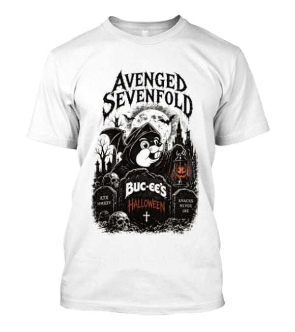 Avenged Sevenfold Buc Ee's Halloween Pumpkin Collaboration T-Shirt