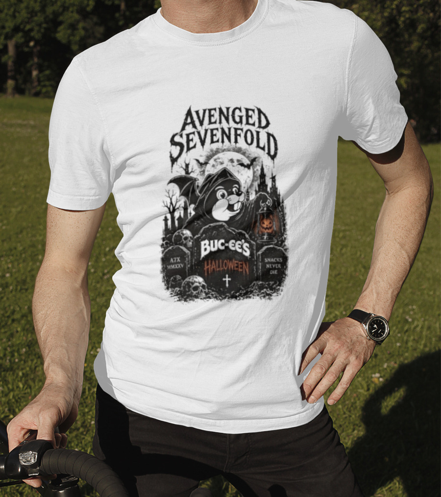 Avenged Sevenfold Buc Ee's Halloween Pumpkin Collaboration T-Shirt