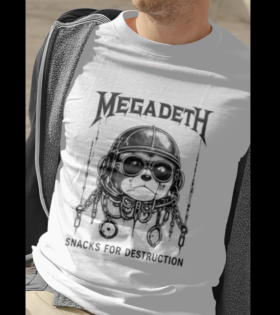 Megadeth Snacks For Destruction Halloween Buc Ee's Collaboration T-Shirt