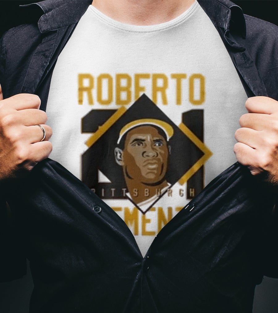 Roberto Clemente 21 Pittsburgh Pirates Iconic Baseball Legend T-Shirt