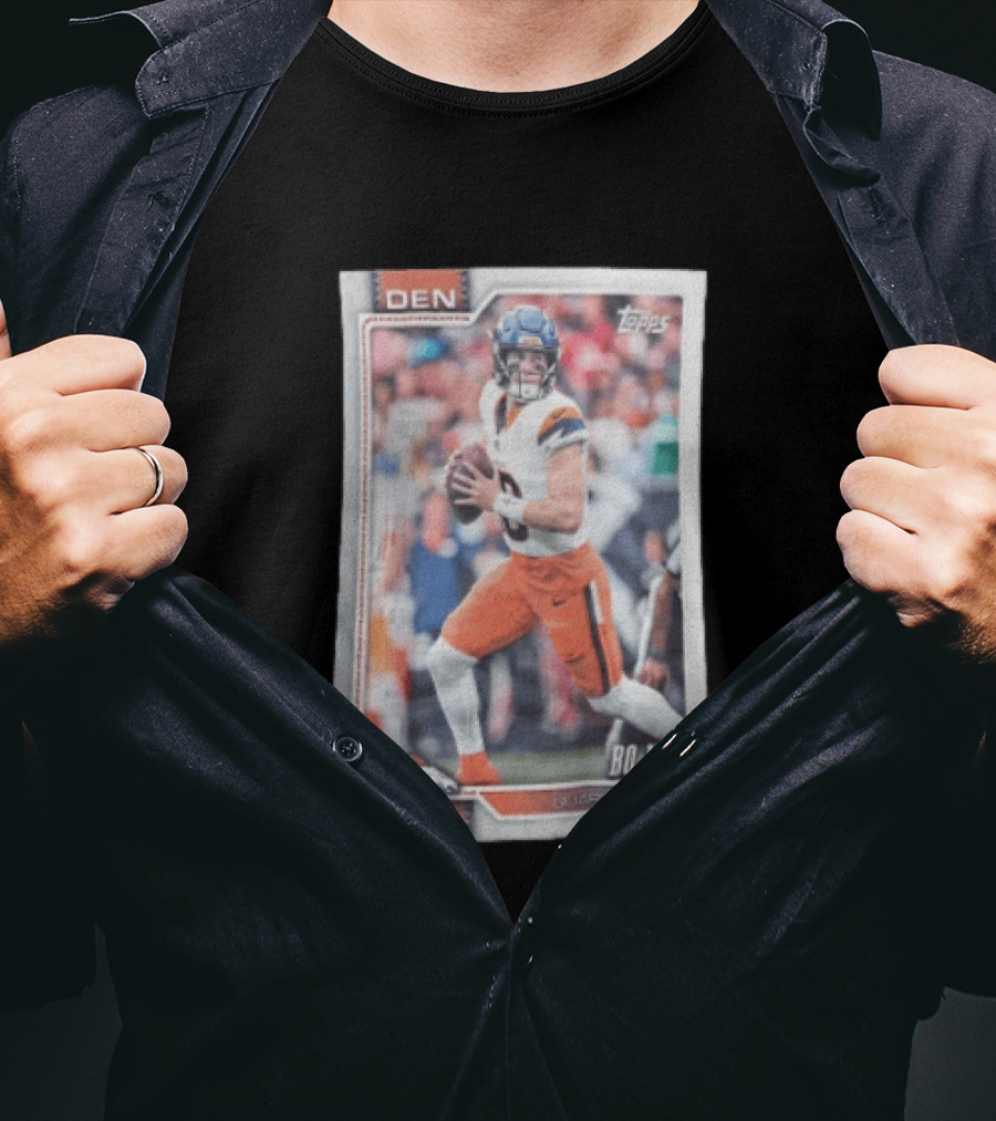 2026 Topps Football Bo Nix Denver Broncos Quarterback T-Shirt