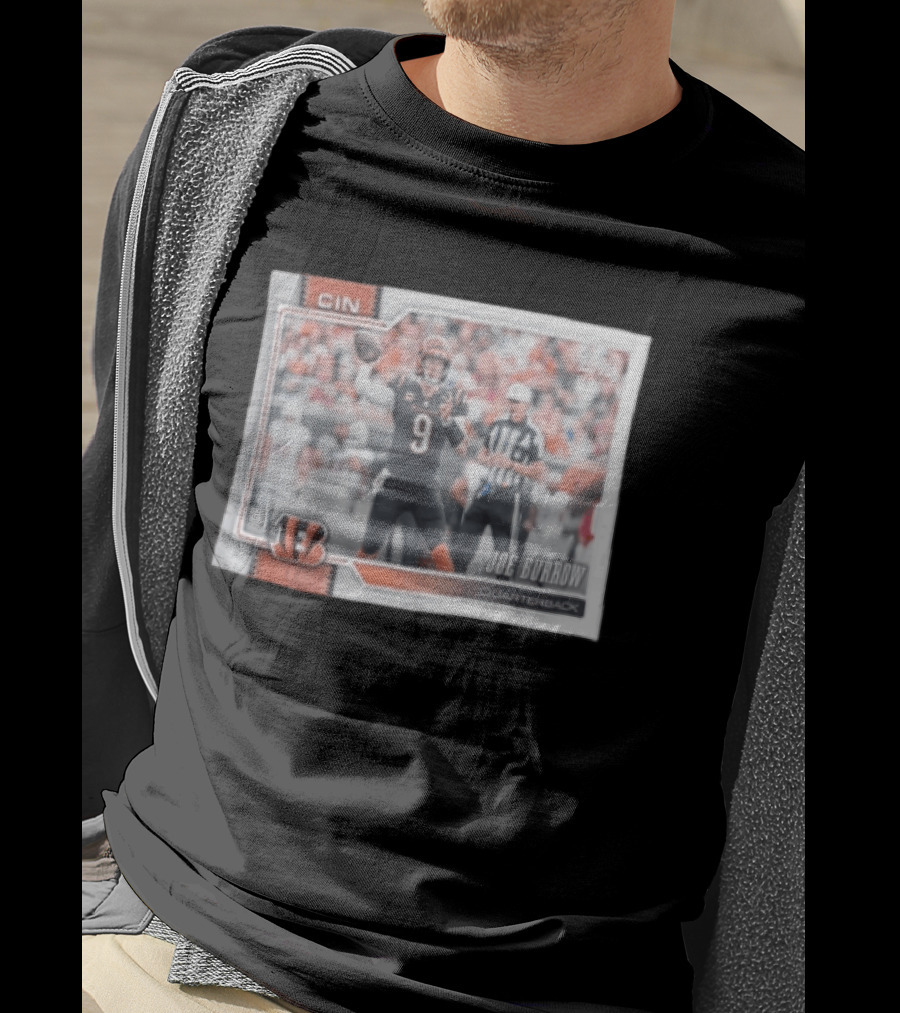 2026 Topps Cincinnati Bengals Joe Burrow Quarterback T-Shirt