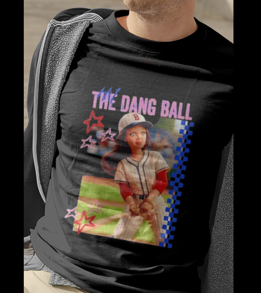 Barbie Ballfield Hit The Dang Ball Baseball Player Doll Vintage Stars T-Shirt