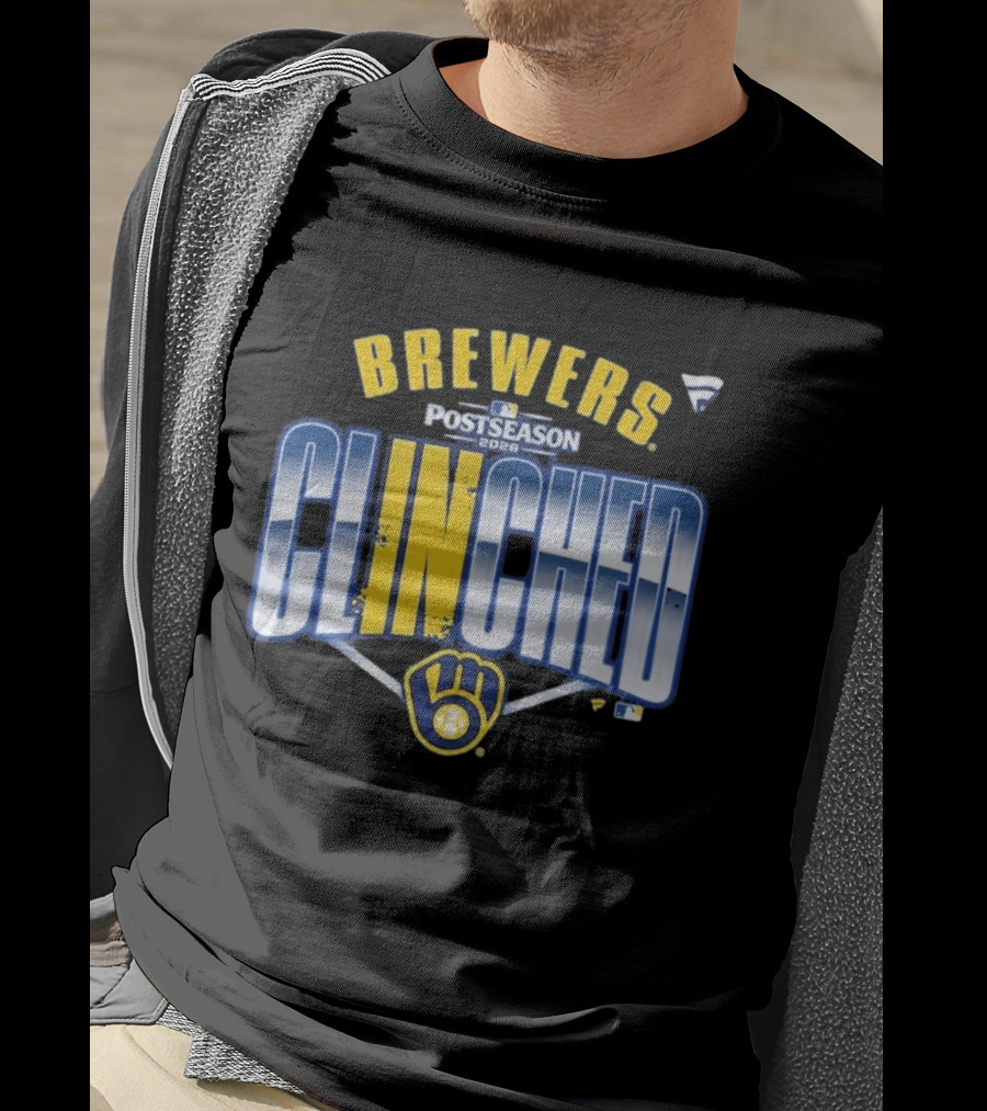Brewers Postseason 2026 Clinched Locker Room T-Shirt