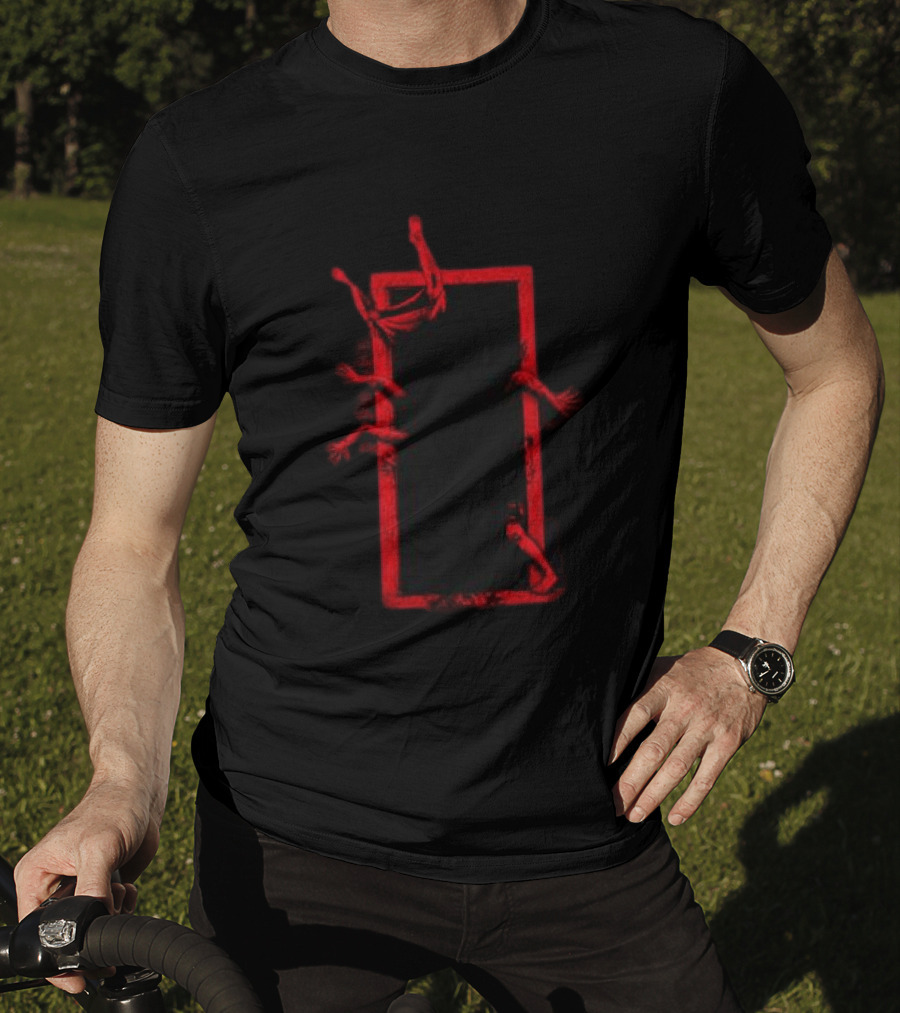 Heavy Spoilers Evil Inside Creepy Hands Shadow Box T-Shirt