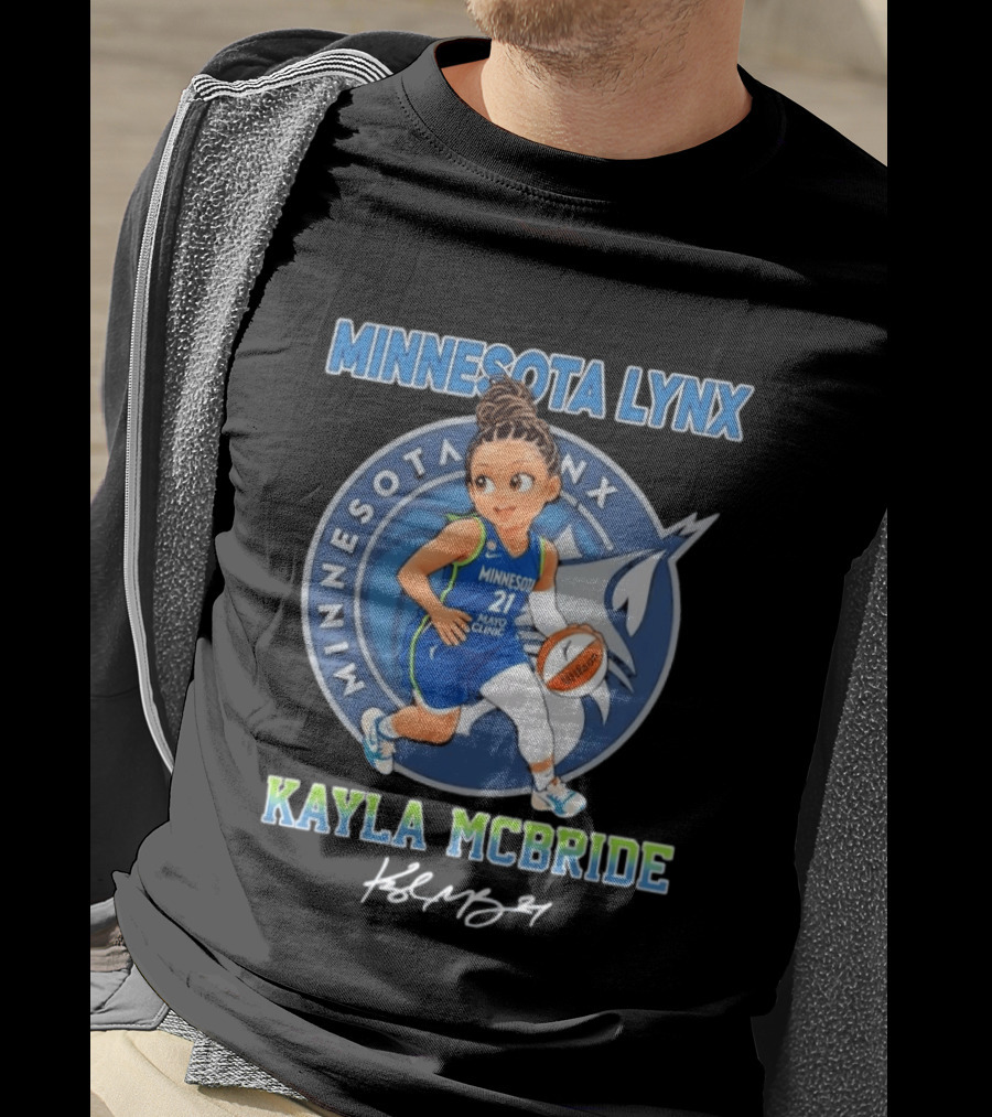 Kayla McBride No 21 Minnesota Lynx Chibi Basketball Player T-Shirt