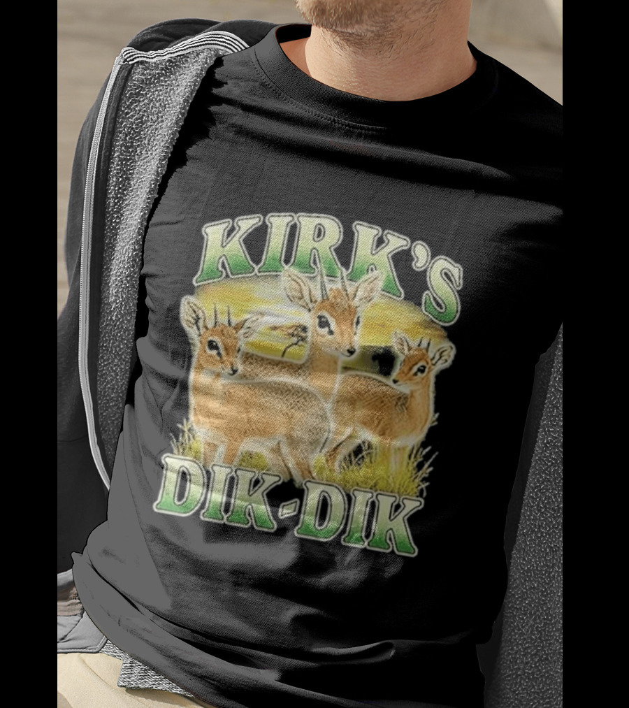 Kirk's Dik Dik Wildlife Safari Sunset Scene T-Shirt