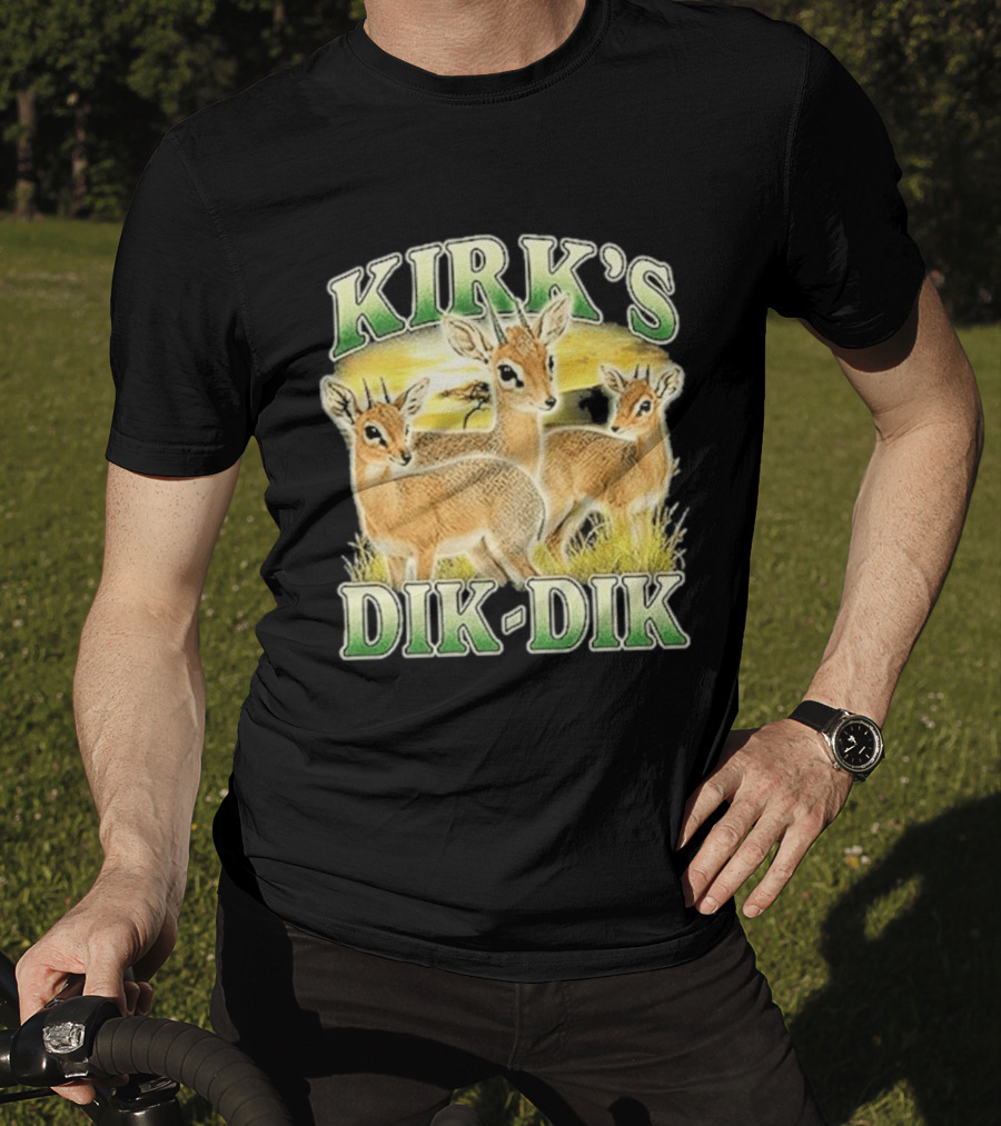 Kirk's Dik Dik Wildlife Safari Sunset Scene T-Shirt