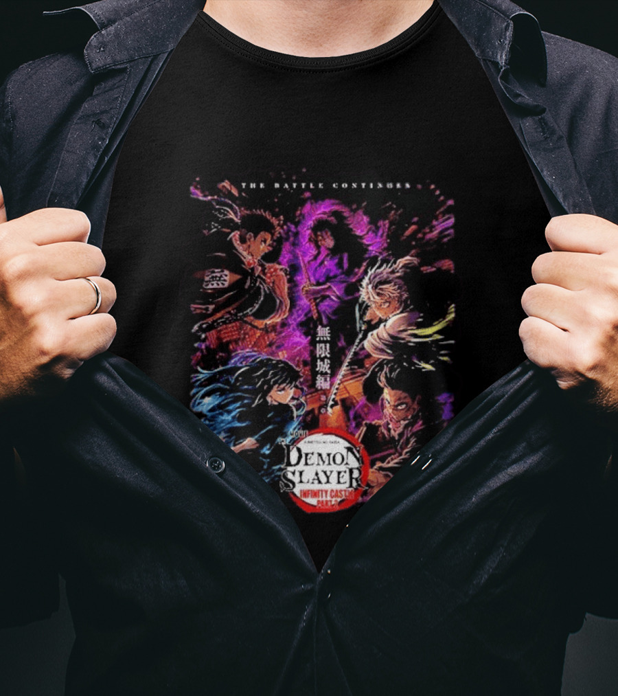 Demon Slayer Infinity Castle Part 2 The Battle Continues Coming Soon In Cinemas T-Shirt