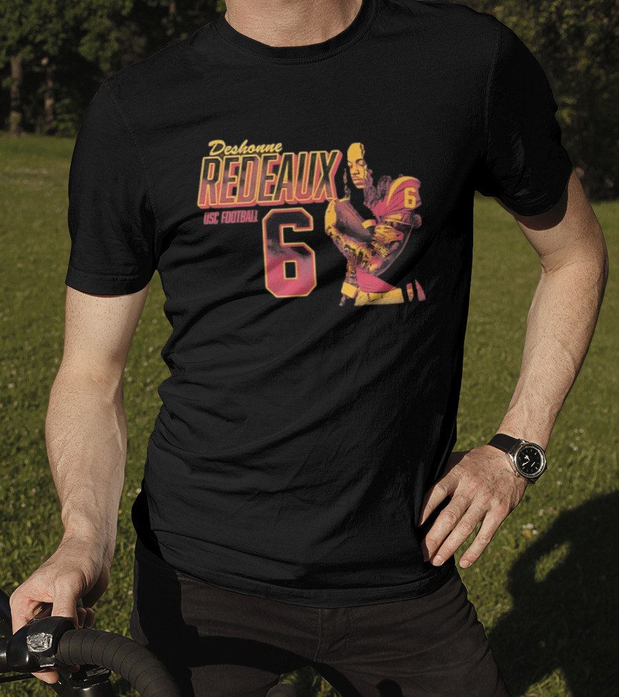 Deshonne Redeaux USC Football Number 6 T-Shirt