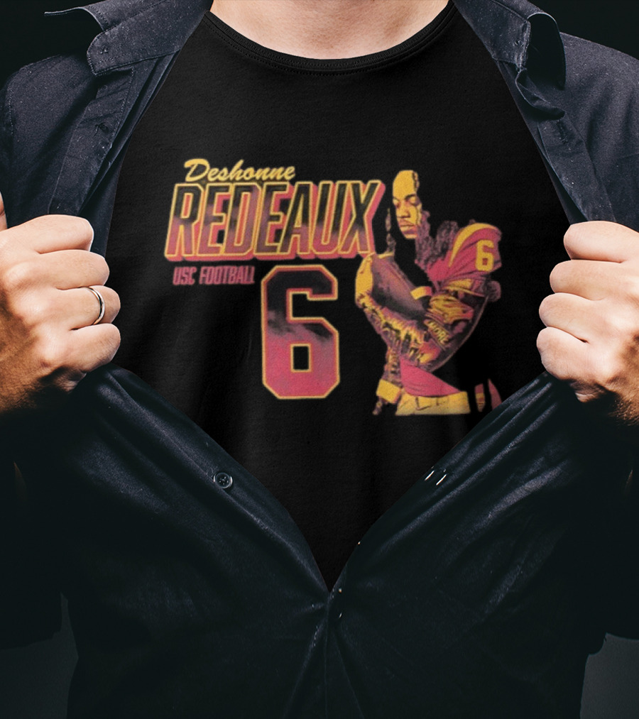 Deshonne Redeaux USC Football Number 6 T-Shirt