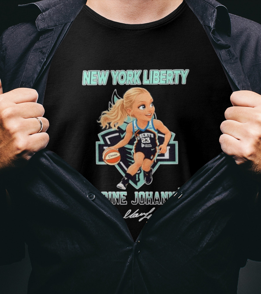 New York Liberty Marine Johannès No 23 Chibi T-Shirt